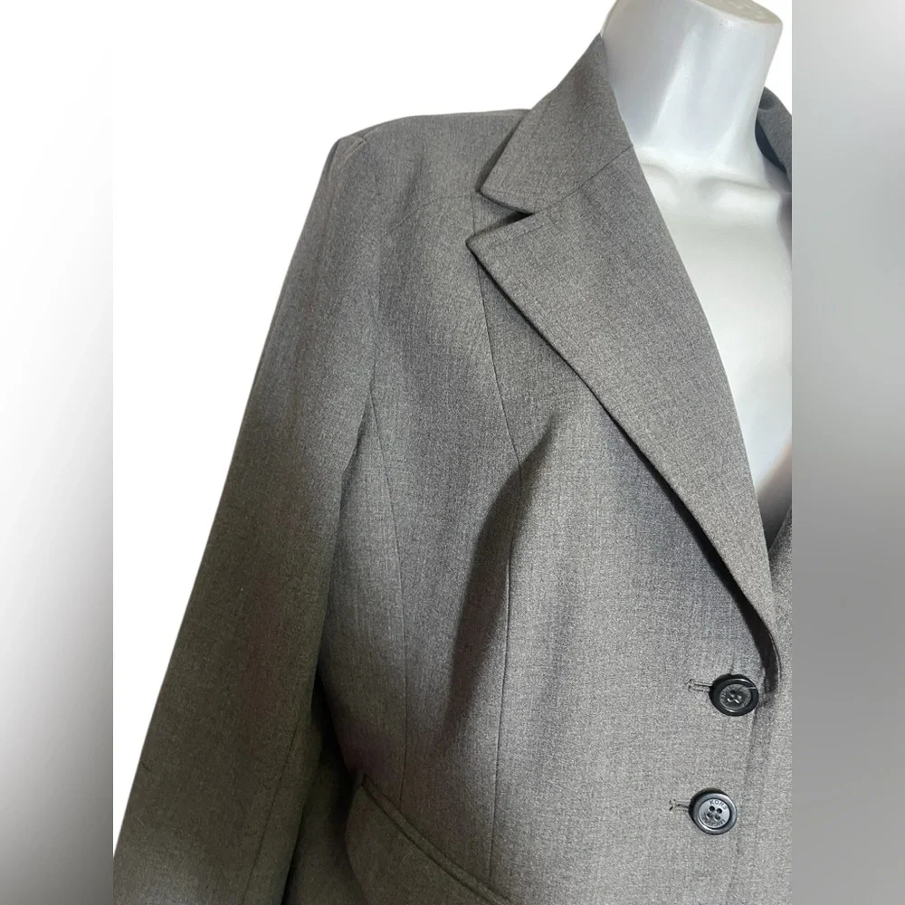 Michael Kors Gray Blazer Tailored Suit Jacket‎